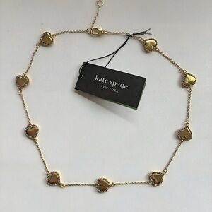 Kate Spade New York Gold Heart Station Necklace